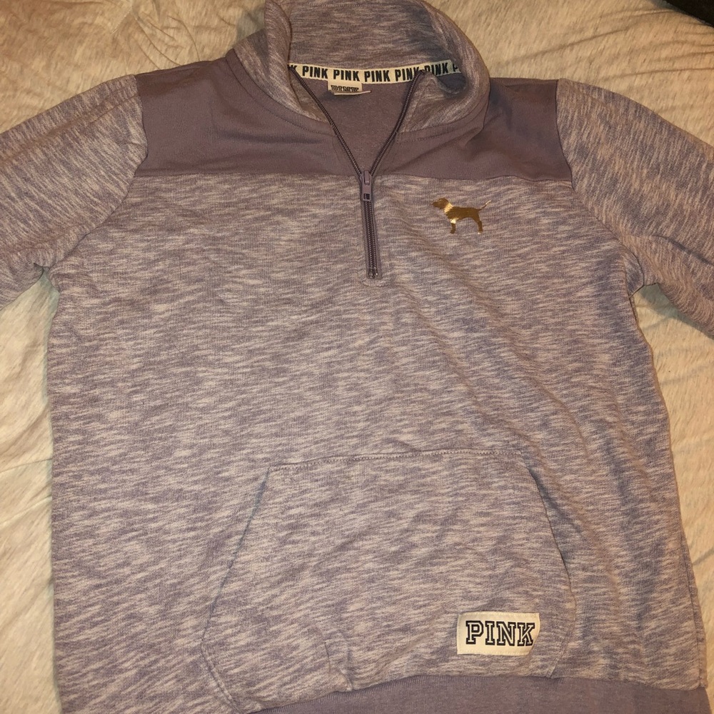 Victoria’s Secret PINK Purple Quarter Zip